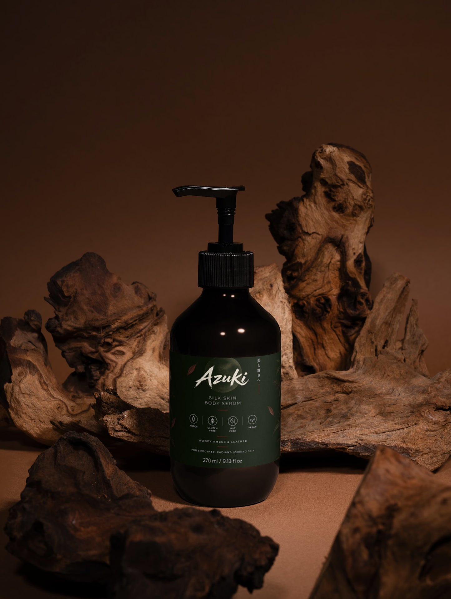 Silk Skin Body Serum, Woody Amber & Leather