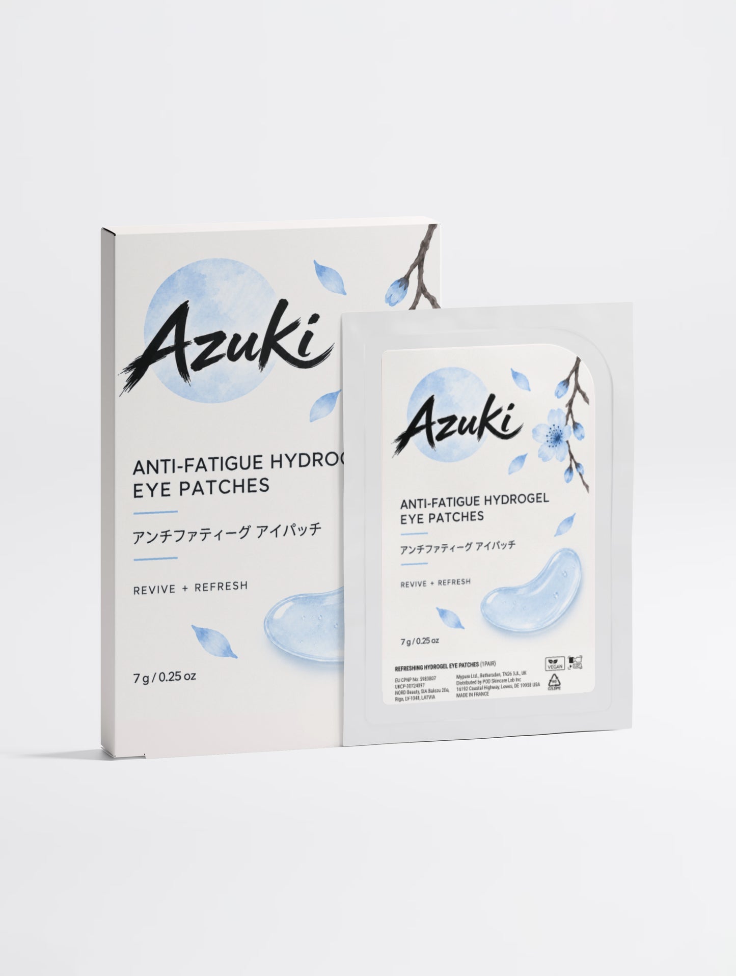 Anti-Fatigue Hydrogel Eye Patches