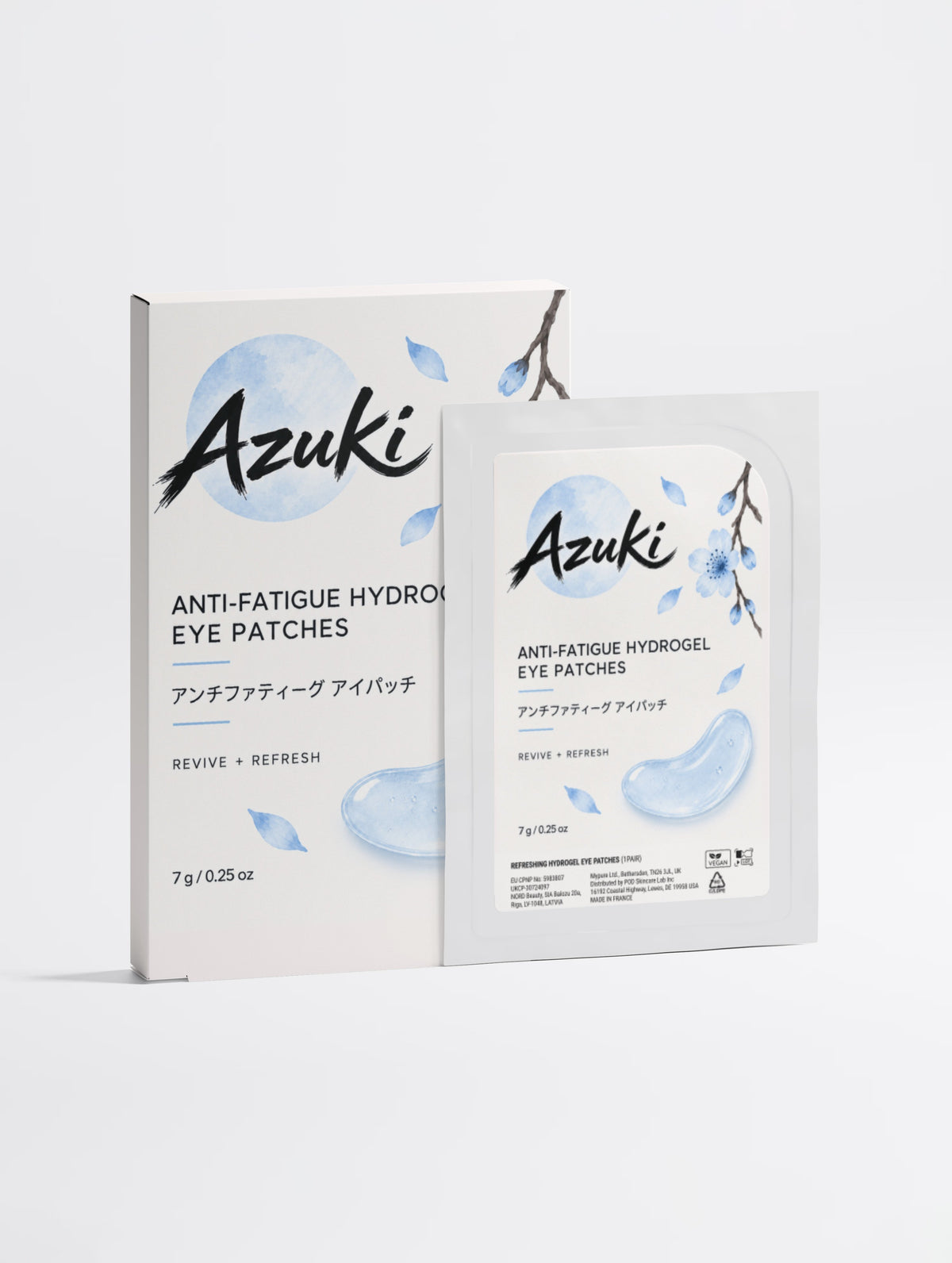Anti-Fatigue Hydrogel Eye Patches