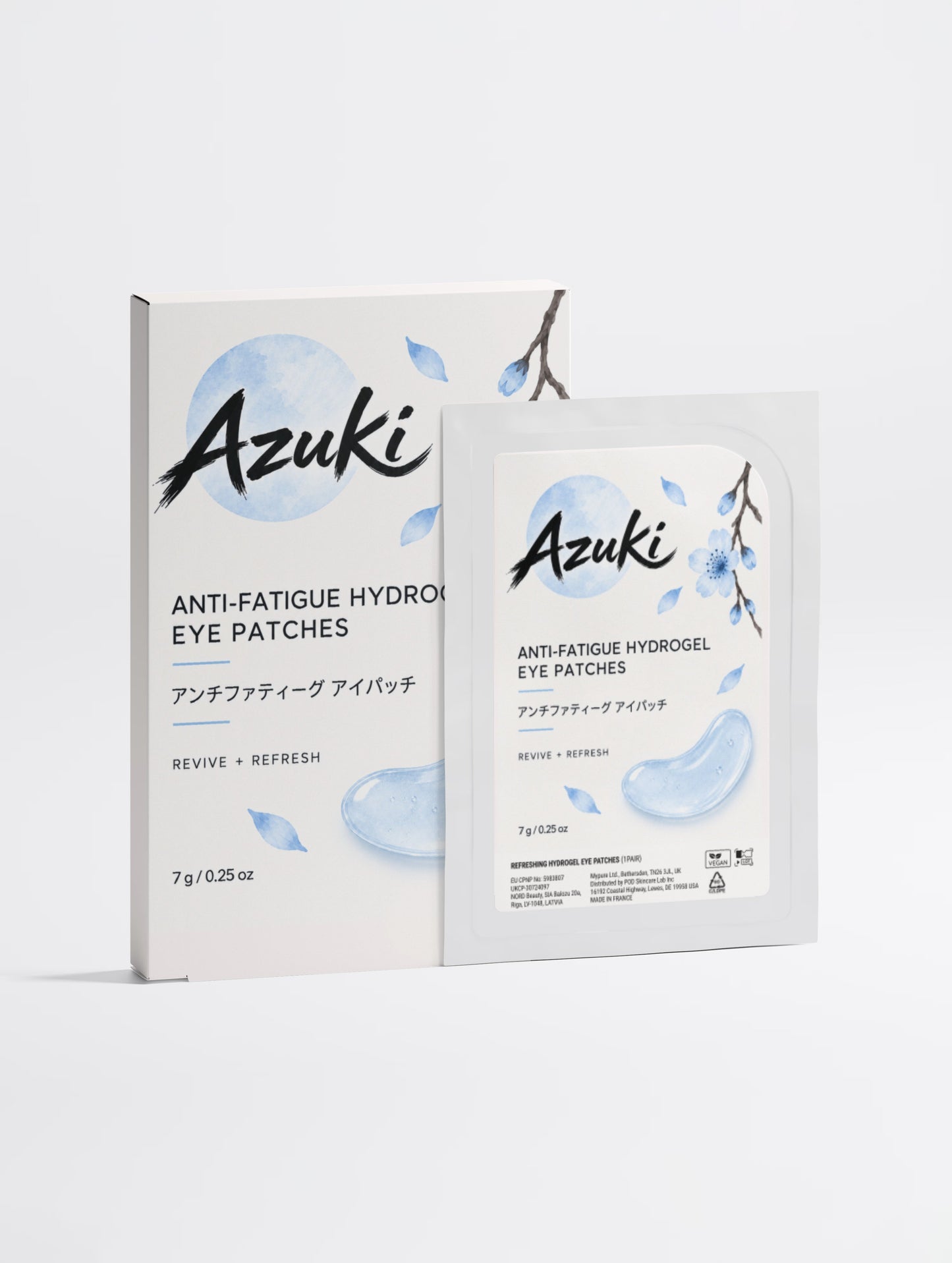 Anti-Fatigue Hydrogel Eye Patches